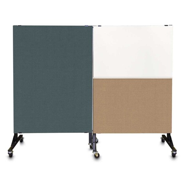 Sliding Door Indoor Enclosed Corkboard, 4